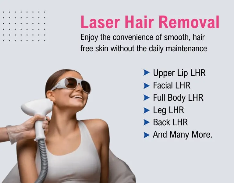 Laser Hair Removal before and after result at Abhirachna Dental, South Extension